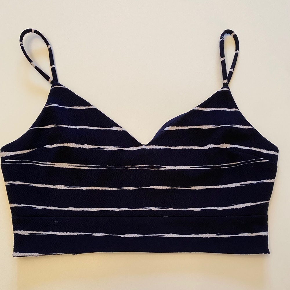 Bar lll blue crop top